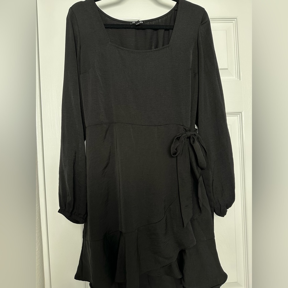 Express, black dress